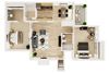 two bedroom 1007 sq feet sofi laguna hills